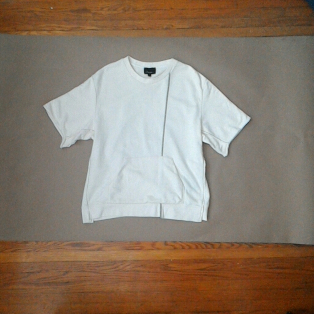 3.1 PHILLIP LIM Re-constructed Sweatshirt NWOT - Picture 5 of 10